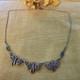 Collier Ancien Art Nouveau En Argent 830 Massif Fleurs Scandinave Bijou Vintage