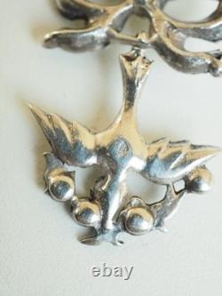Croix St Esprit Ancien Argent Massif Bijou Regional Antique Silver Cross Pendant