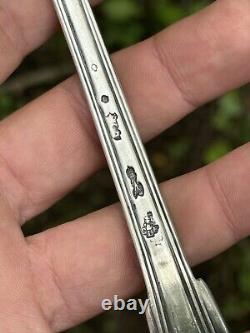 Cuillère À Ragoût & Ancien Régime & 18 Eme Siècle & France & Argent Massif