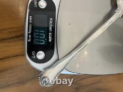 Cuillere A Ragout De Service En Argent Massif. 100 G/ Argenterie Ancienne