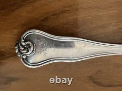 Cuillere A Ragout De Service En Argent Massif. 100 G/ Argenterie Ancienne