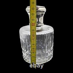 Deux Anciens Flacons De Parfum En Cristal Et Argent Massif, French Sterling