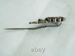 Epingle Fichu Epingletto Ancien Argent Massif Bijou Regional Normandie Silver