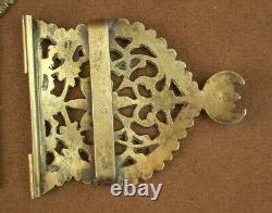 IMPORTANTE ANCIENNE BOUCLE DE CEINTURE VERMEIL ARGENT MASSIF DORÉ MINERVE XIXe