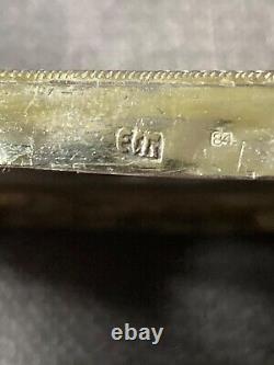 Icone Ancienne Russe Argent Massif 84 Huile Vierge A L Enfant Orthodoxe