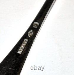 KABEL Lot 6 cuillères à café anciennes 19e s. Alsace ARGENT MASSIF Minerve 90gr