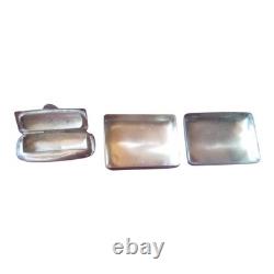 Lot 2 piluliers anciens argent massif 925 sterling