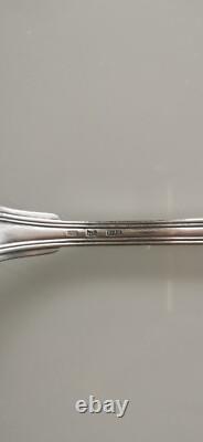 Lot de 2 Cuillères + 1 Fourchette ANCIENNES en ARGENT MASSIF 950 Poinçonnée