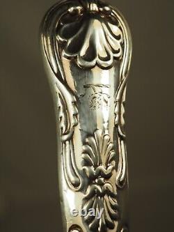 Loupe Ancienne Argent Massif Antique Silver Magnifying Glass Sterling William IV