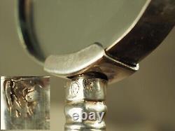 Loupe Ancienne Argent Massif Antique Silver Magnifying Glass Sterling William IV