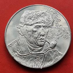MEDAILLE ANCIENNE EN ARGENT MASSIF AUTOPORTRAIT 1889 VICENT VANGOGH en TTB