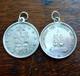 Medaille Religieuse Miraculeuse Argent Massif Vintage Lot De 2 Anciennes France