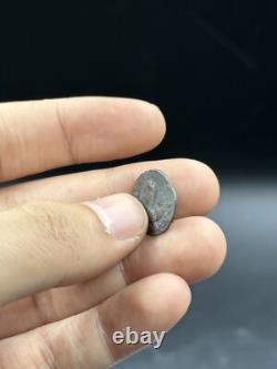 Magnifique pièce romaine ancienne en argent massif très rare avec image roi
