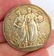 M&eacute;daille Art Nouveau Dubois Argent Massif Vermeil Ancienne Medal French Silver
