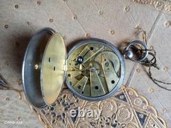 Montre Gousset Ancienne Argent Massif Poinçon Vieillard Signé Chabault Vautard