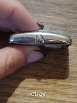Obrey Montre Bracelet Ancienne En Argent Massif Made In France P2317
