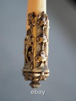 Ouvre Lettres Coupe Papier Ancien Argent Massif Antique Letter Opener Griffin