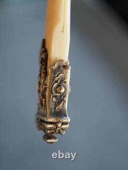 Ouvre Lettres Coupe Papier Ancien Argent Massif Antique Letter Opener Griffin