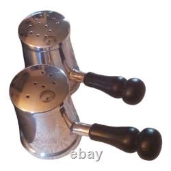 Paire de saupoudreurs /Salières anciennes- Argent massif 925