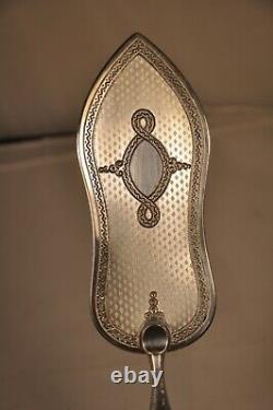 Pelle Tarte Gateau Ancien Argent Massif Antique Solid Silver Cake Serving Spoon