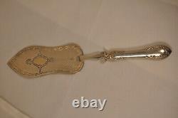 Pelle Tarte Gateau Ancien Argent Massif Antique Solid Silver Cake Serving Spoon