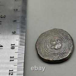 Pièce En Argent Massif Grecque Romaine Ancienne Immaculée Pièce En Argent Massif Grecque Romaine Ancienne Immaculée