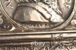 Plaque Commemorative Argent Massif Ancien Antique Medal Basel Solid Silver Jjhof