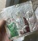 Plaque En Argent Massif Émaillée Ancien Enamel Silver Christ Religieux Chrétien