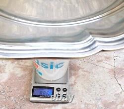 Plat De Service Argent massif MINERVE polylobé Cardeilhac Ancien 885gr Monogram