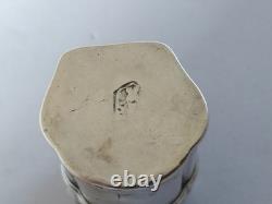 RARE ANCIEN ÉTUI A CIRE ARGENT MASSIF XVIIIe pour sceau 18e