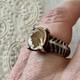 Rare Intaille Pierre Dure Anciennes Bague En Argent Massif, Centurion Romain