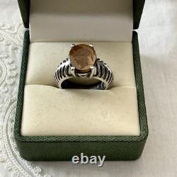 RARE INTAILLE Pierre Dure ANCIENNES BAGUE En Argent Massif, CENTURION ROMAIN