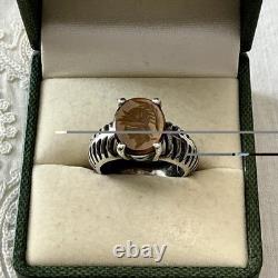 RARE INTAILLE Pierre Dure ANCIENNES BAGUE En Argent Massif, CENTURION ROMAIN