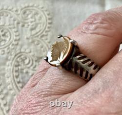 RARE INTAILLE Pierre Dure ANCIENNES BAGUE En Argent Massif, CENTURION ROMAIN