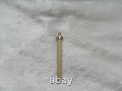 RARE ancien pendentif à message urne ou naissance or / argent massif