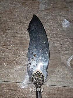 Rare Ancien Service A Bonbons Couvert En Argent Massif Poinçon Minerve A Saisir