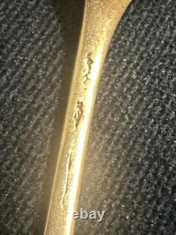 Rare Ancienne Cuillère À Moutarde Fermier Généraux ARGENT MASSIF/18eme Siècle