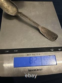 Rare Ancienne Cuillère Fermier Généraux ARGENT MASSIF/18eme Siècle, XVIIIe