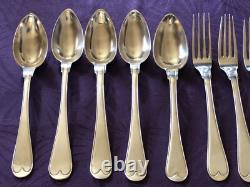 Rare, Couverts anciens en argent massif fin XVIII, Italie, Nice