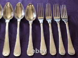 Rare, Couverts anciens en argent massif fin XVIII, Italie, Nice