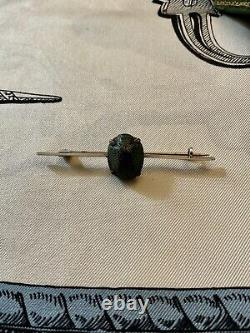 Rare Scarabee véritable Ancienne BROCHE ARGENT MASSIF, SPLENDIDE