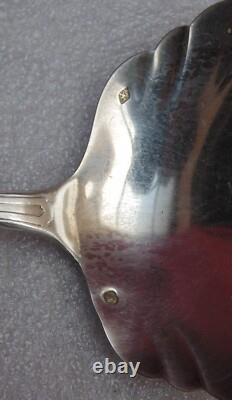 Rare magnifique ANCIENNE pelle a gâteaux argent massif minerve orfèvre H&C