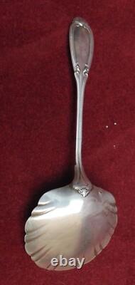 Rare magnifique ANCIENNE pelle a gâteaux argent massif minerve orfèvre H&C