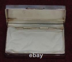 Rare magnifique ancienne boite argent massif signé g. Petochi roma 800 67.21 grm