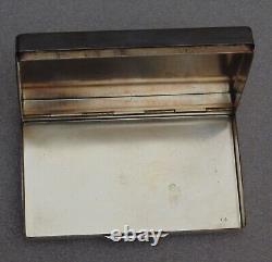Rare magnifique ancienne boite argent massif signé g. Petochi roma 800 67.21 grm