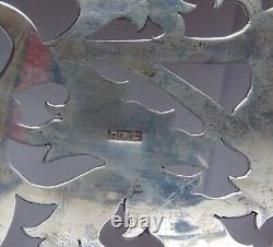 Rare magnifique ancienne coupe en argent massif contrôle étranger 246 grammes