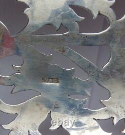 Rare magnifique ancienne coupe en argent massif contrôle étranger 246 grammes