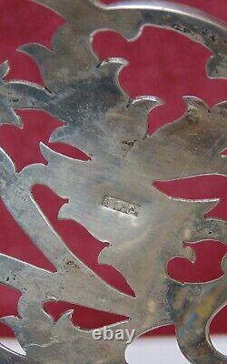 Rare magnifique ancienne coupe en argent massif contrôle étranger 246 grammes