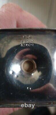 SALIERE POIVRIERE EN ARGENT MASSIF 115 Grs STERLING ARGENTERIE AMERICAINE ANCIEN