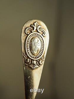 SALIERE SALERON ANCIEN ARGENT MASSIF ANTIQUE SILVER SALT CELLAR 19th c